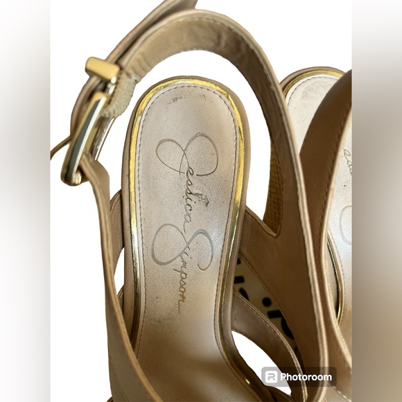Jessica Simpson Nude Wedge Heels - Picture 10 of 11